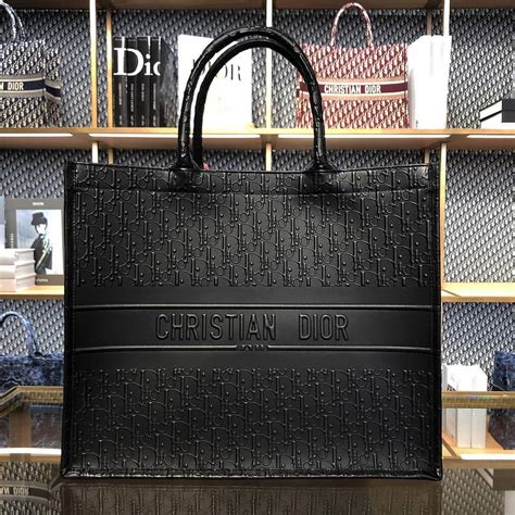 christian dior bag black tote|christian dior tote bag clearance.